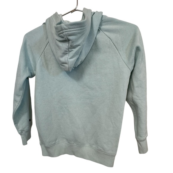 High End Mint Green Embroidered Youth Boys M Hoodie Sweatshirt MINTY - Picture 2 of 4